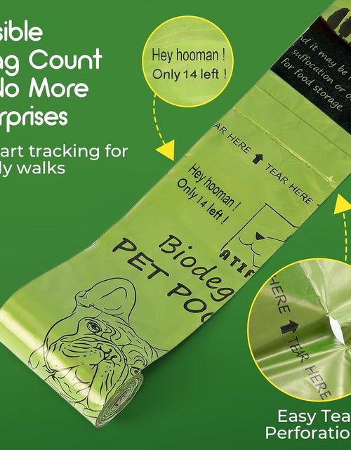 Load image into Gallery viewer, Biodegradable Dog Poop Bags 360 Count Scented, Leak Proof and Extra Thick Waste Bag Refill
