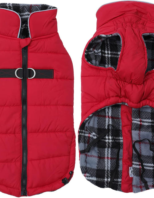 Load image into Gallery viewer, Dog Winter Warm Coat Jacket, Windproof Snowproof, Pet Outdoor Jacket for Small to Large Dogs - Red - XXL
