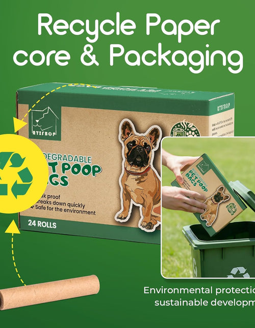 Load image into Gallery viewer, Biodegradable Dog Poop Bags 360 Count Scented, Leak Proof and Extra Thick Waste Bag Refill
